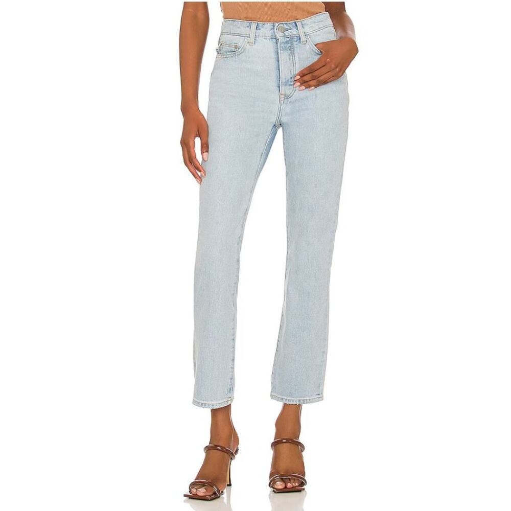 Lovers + Friends Light Wash Straight Leg Jeans